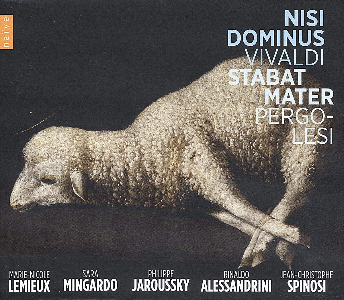 Stabat Mater [Audio CD] Lemieux; Jaroussky; Ensemble Matheus; Spinosi; Mingardo; Concerto Italiano; Alessandrini and Scarlatti