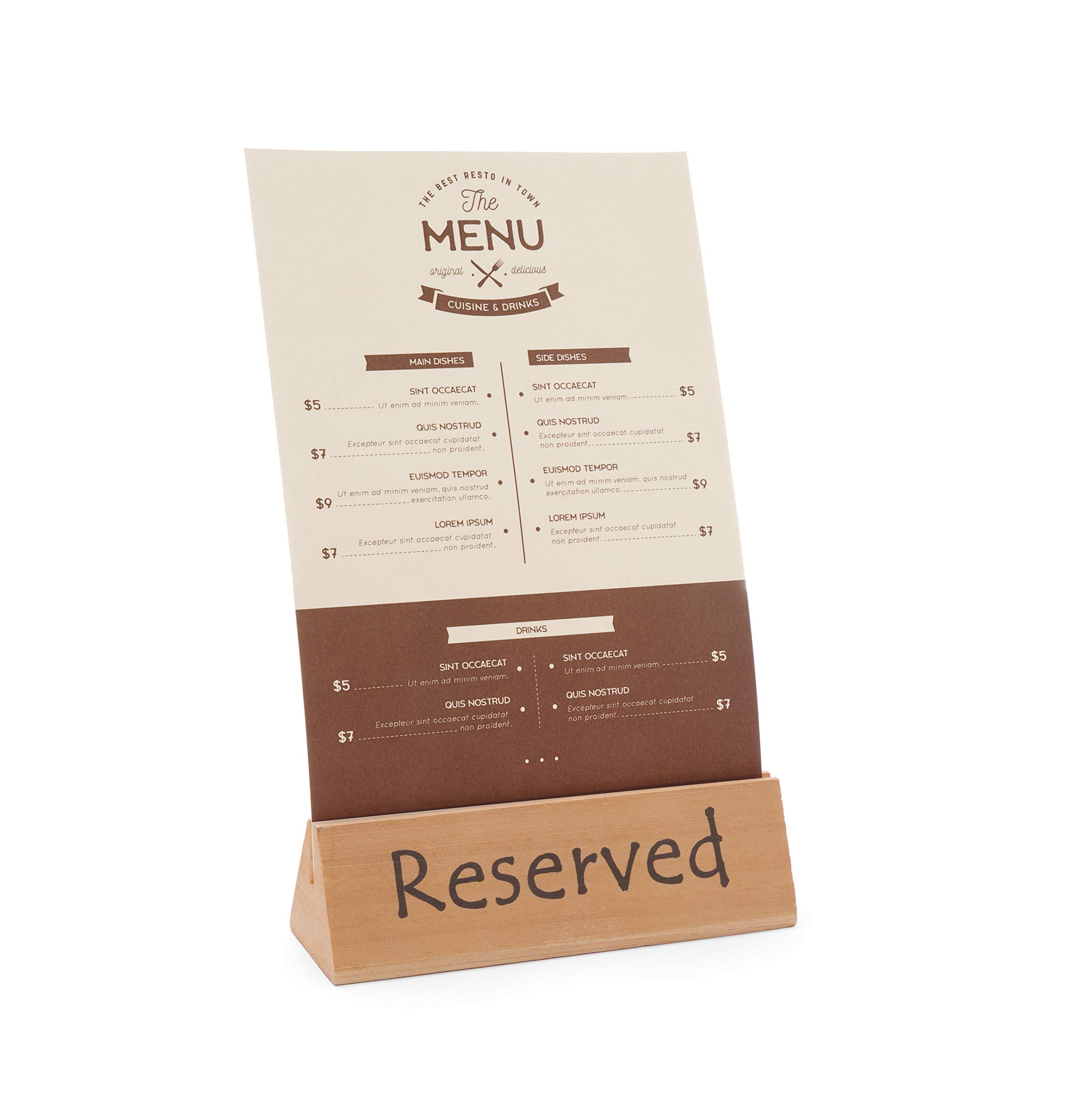 Hendi Table Sign Reserved, 152x44x(H)44 mm, 664308