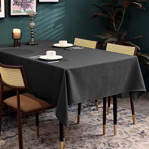 Miniatura 2 de BALCONY & FALCON Mantel para mesas rectangulares de 6 pies, impermeable, sin arrugas, para comedor, cocina, boda, baby shower y reuniones de