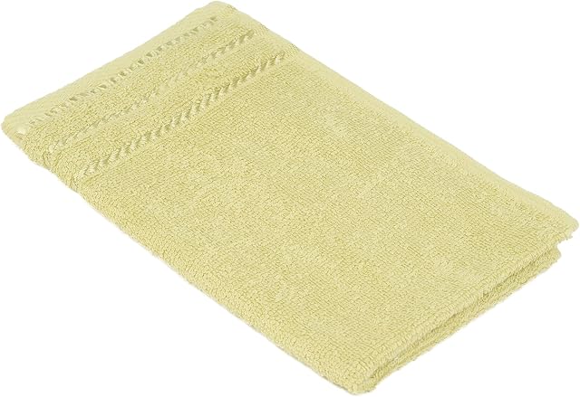 Gözze - Set of 4 Guest Towels, Berlin, 100% Cotton, 30 x 50 cm - Lime