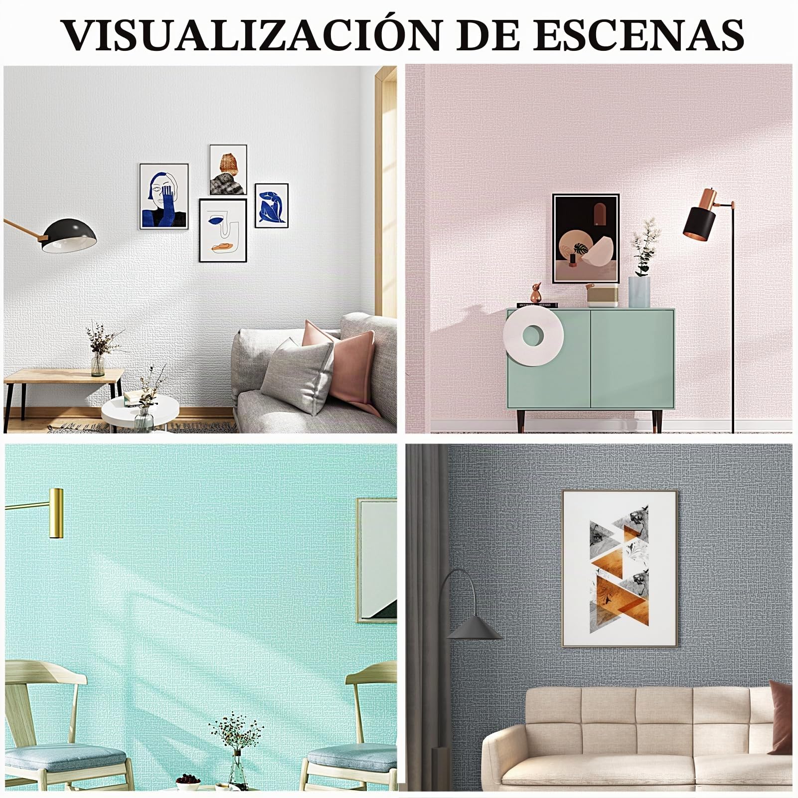 Genérico Papel Pintado Térmico Aislante,Papel Pintado Aislante Autoadhesivo 5 Mm,Papel Pintado Aislante para Paredes Interiores,contra El Frío,contra El Moho,Aislamiento Térmico,Blanca,L20m W50cm