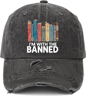 I’M with The Banned Hat for Men Baseball Hats Funny Birthday Gifts for Men