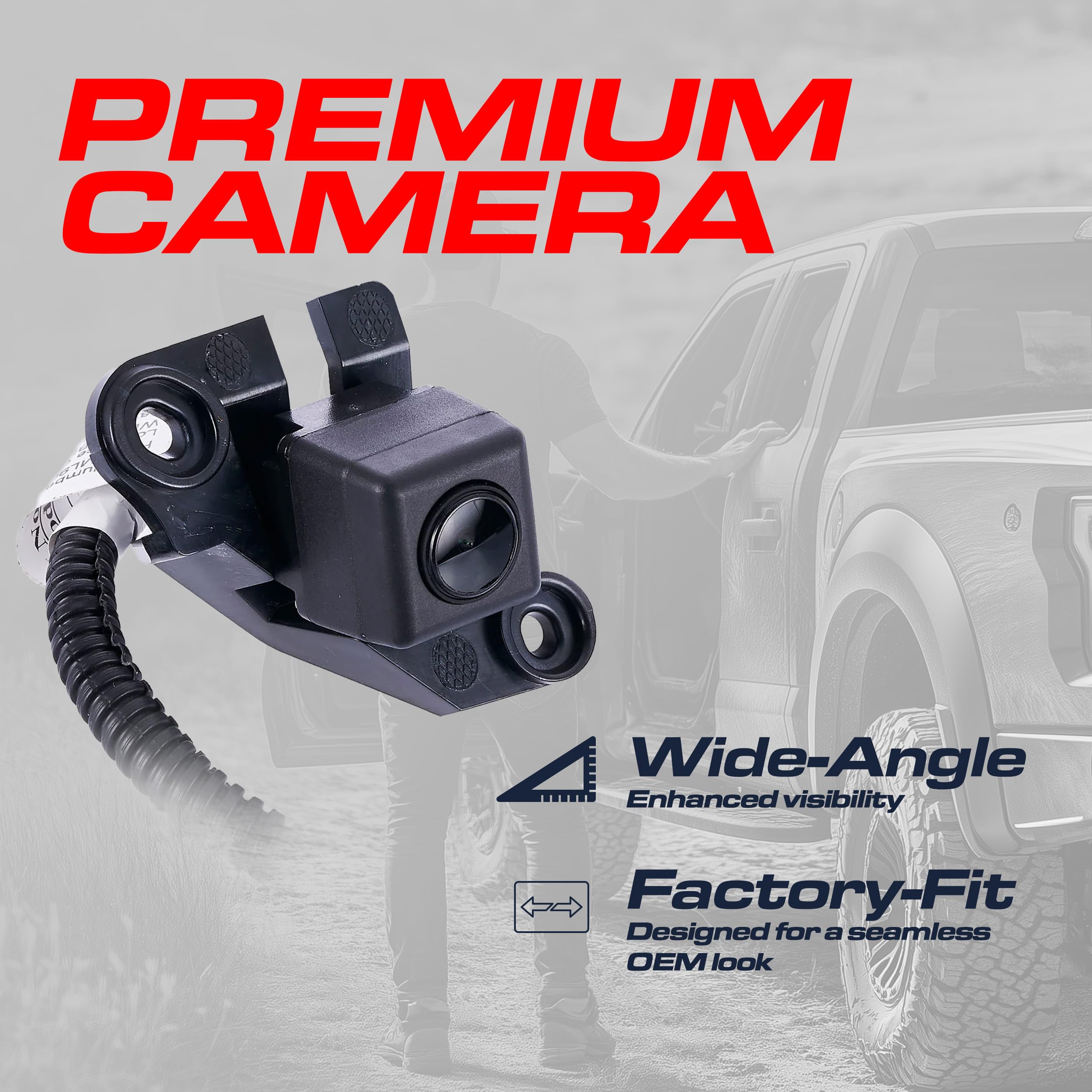 A-Premium Rear View Backup Camera - Park Assist Camera For Chevrolet Express & GMC Savana 2013-2023