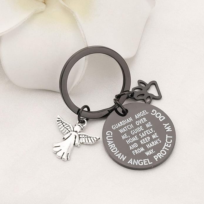 Dog Collar Charm Golden Retriever Guardian Angel Dog Pin – Cloud