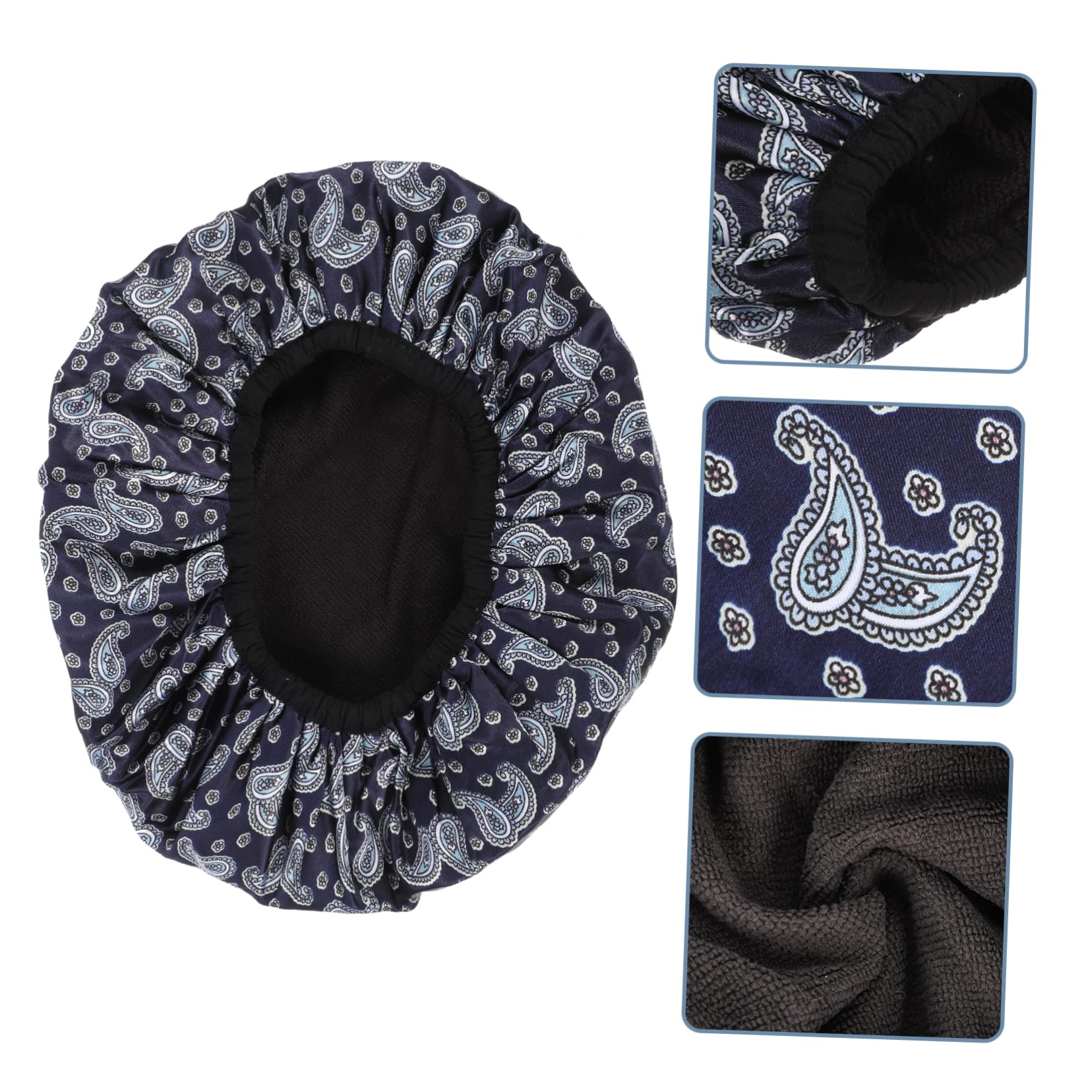 minkissy 3 Piezas gorro de decoración del cabello gorro de baño elástico o natacion niño o natación niño o de pelo o de baño doméstico o de baño creativo triple