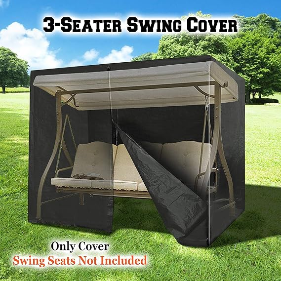 Bundera Casing Three Person Awning Garden Swing Hammock Protection Cover Rain Dust Anti-Dirt Tarpaulin