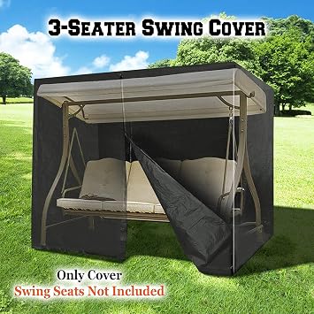Bundera Casing Three Person Awning Garden Swing Hammock Protection Cover Rain Dust Anti-Dirt Tarpaulin