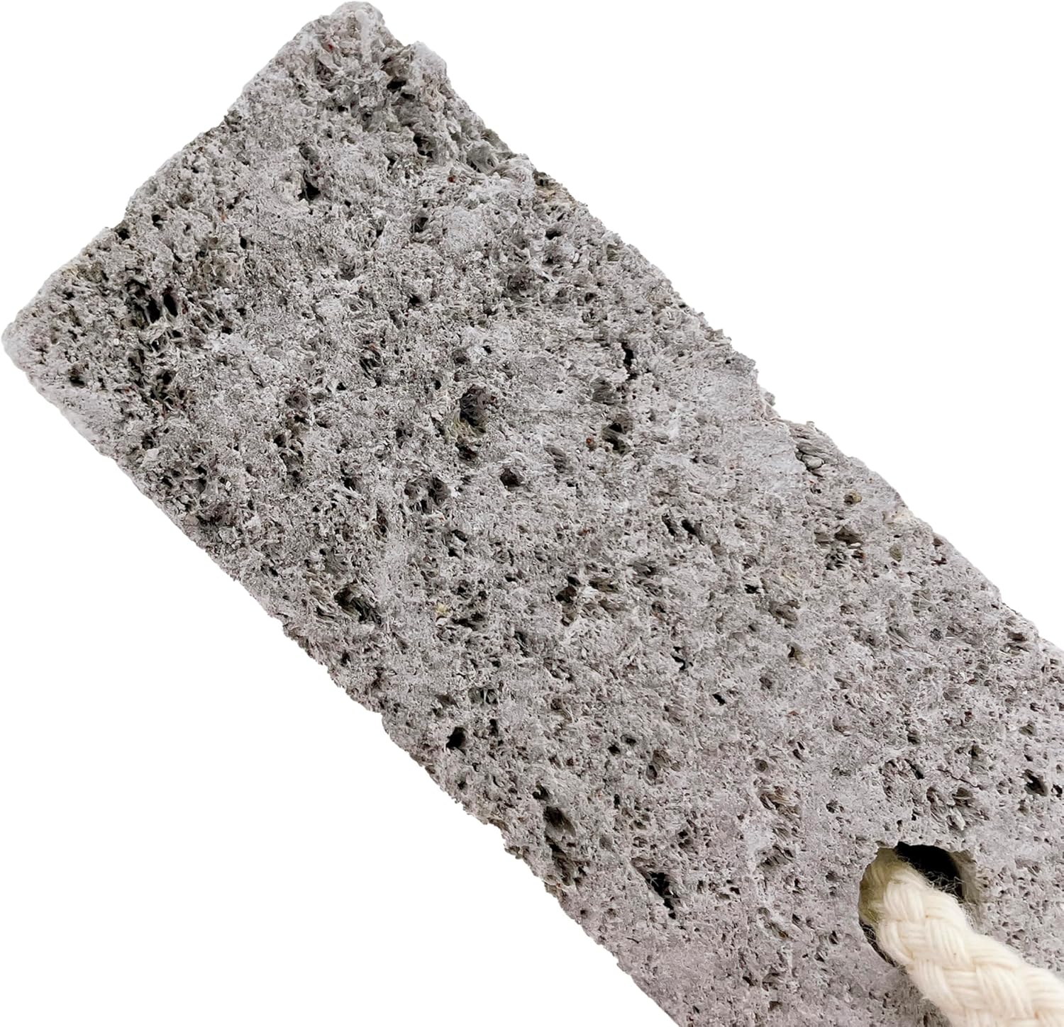 Sassi Natural Pumice Stone Bar | Pack of 24 | Foot & Hand Exfoliating Stone for Calluses, Rough Skin & Stain Removal | Natural Volcanic Stone with Hanging Rope