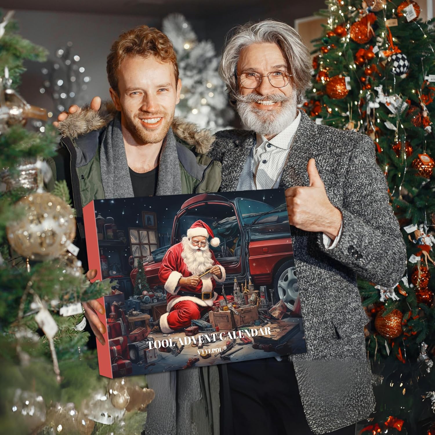 Tool Advent Calendar for Adult Men - Mechanics Tools Set Advent Calendar for 24 Days Christmas Countdown - 2025 Xmas Holiday Surprise Gift for Automotive Enthusiasts - Image 4