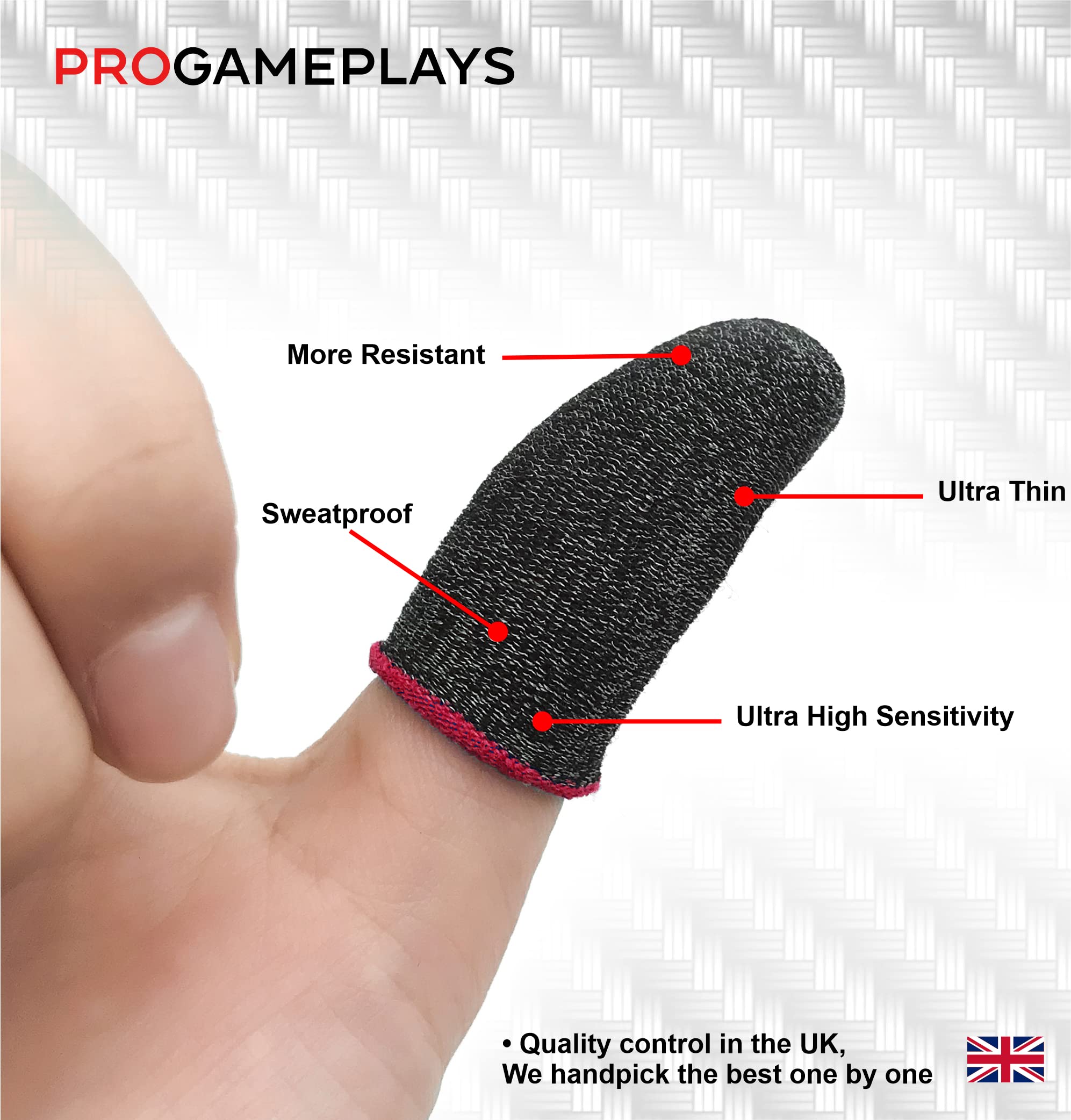 6 Guanti Finger Sleeves Per Gaming - Antiscivolo, Traspiranti, Per Android E IOS - Foto 2