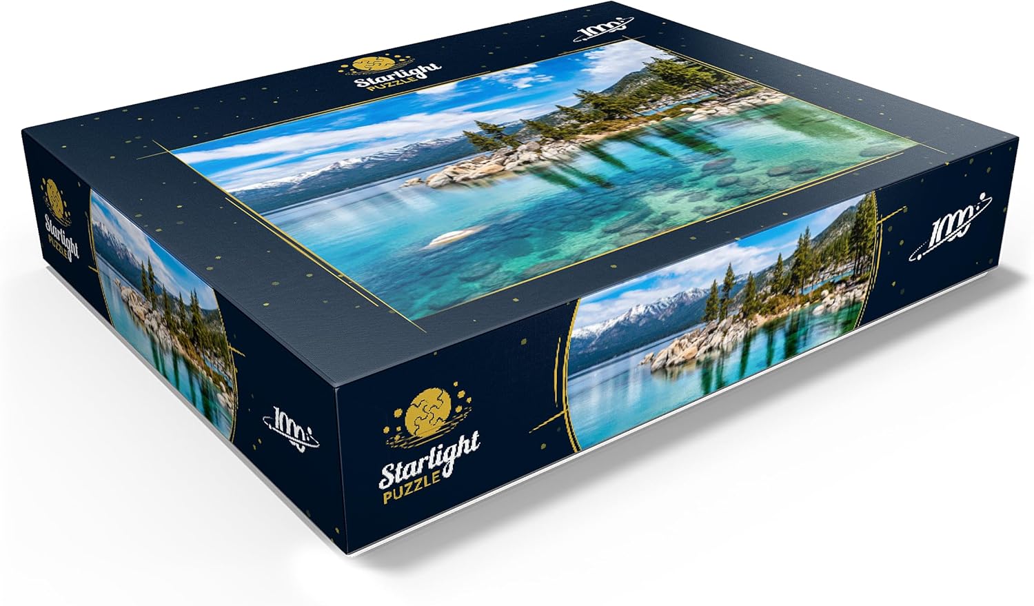 MyPuzzle The Beautiful Crystal Clear Waters of Lake Tahoe - Premium 1000 Piece Jigsaw Puzzle for Adults