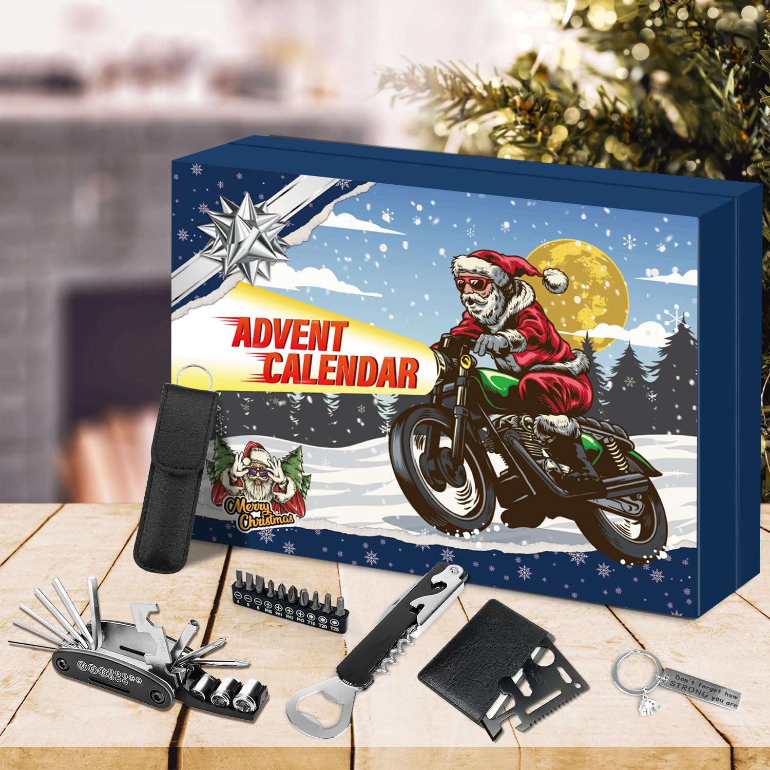 iZoeL Calendario Avvento Uomo Calendario Avvento Adulti Idee Regalo Natale 2025, Regali Natale per Padre Fratello Nonno Zio Fidanzato