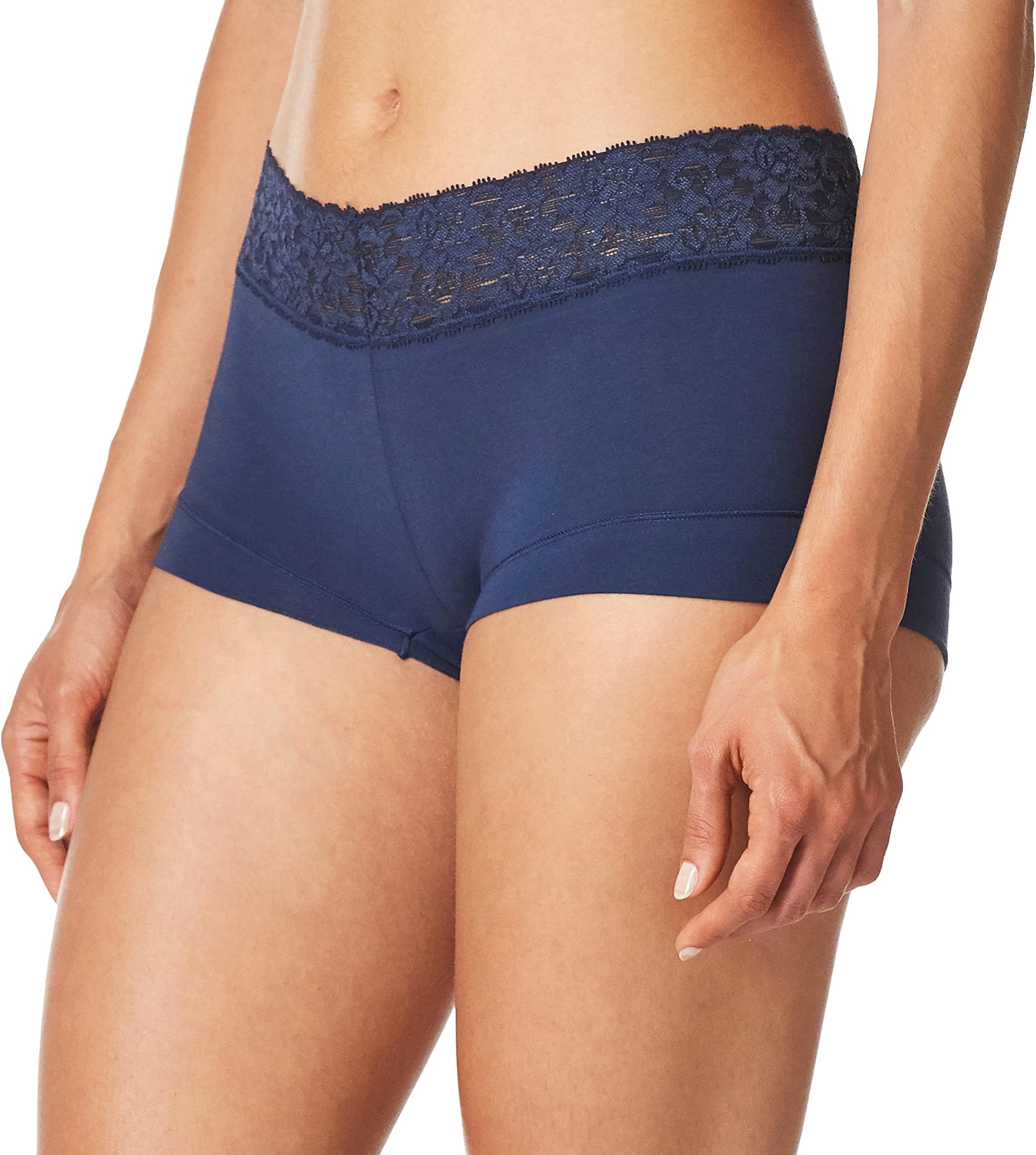 womens Dream Cotton With Lace Boyshort