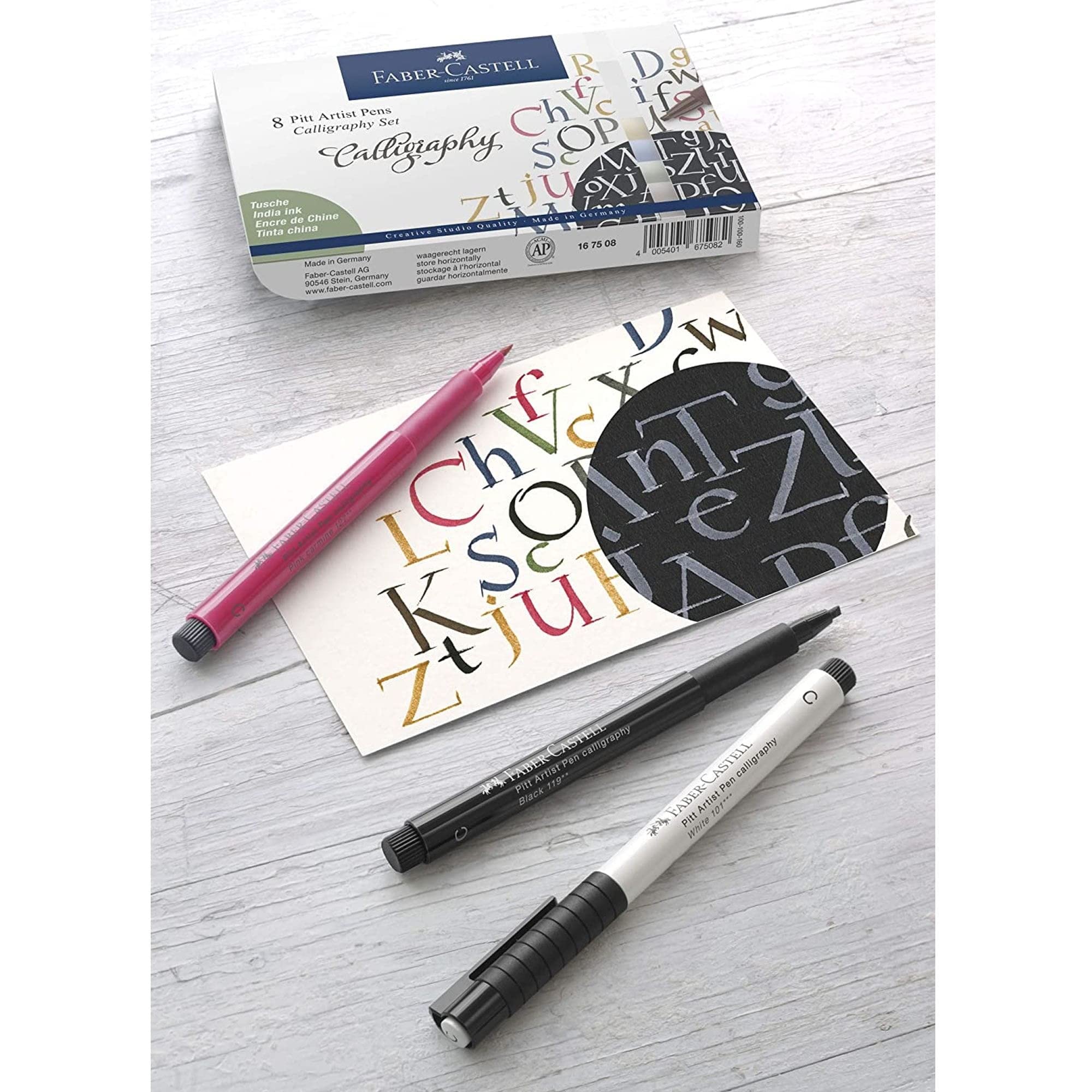 Faber-Castell Bustina c. 8 Pitt Artist Pen Calligraphy