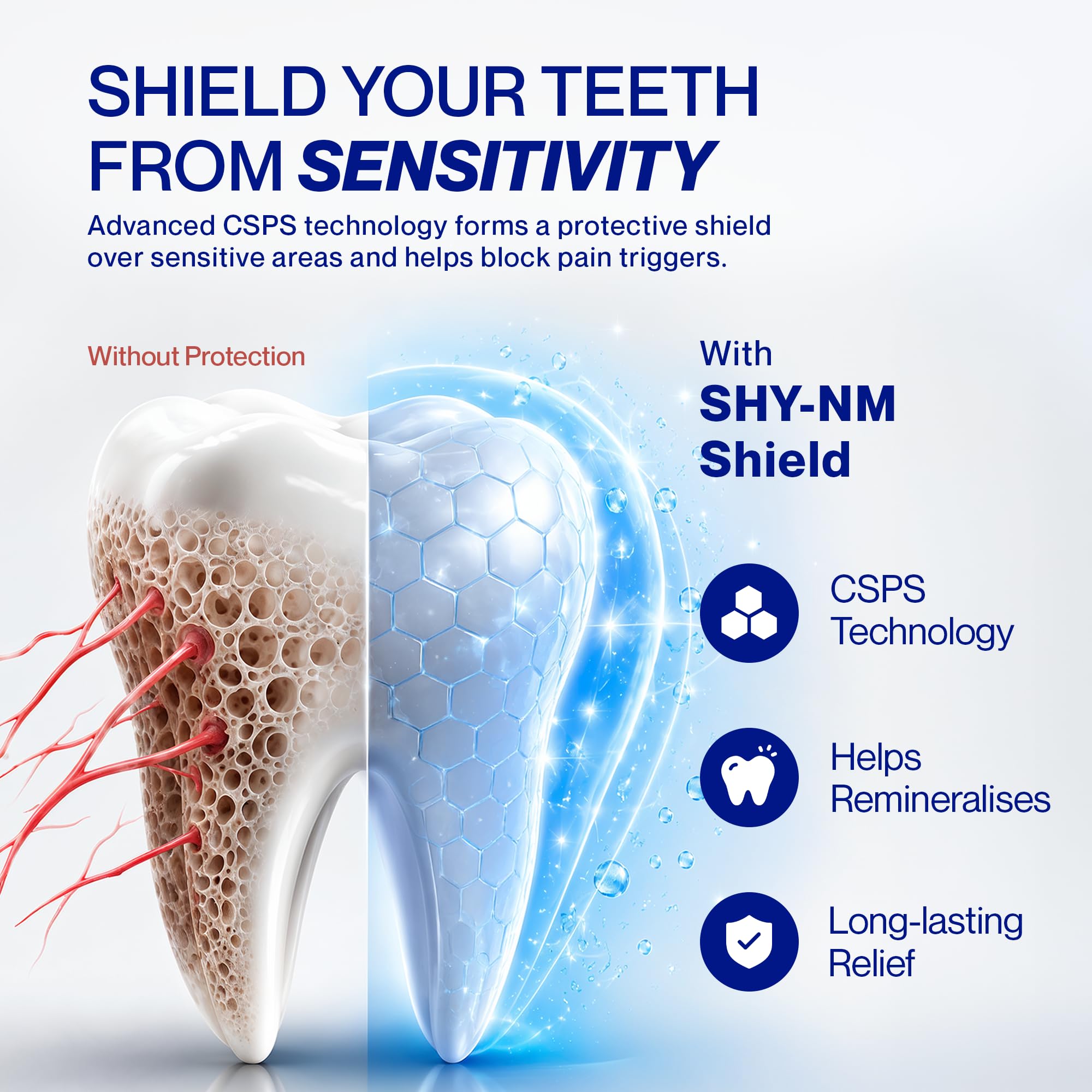 SHY-NM Toothpaste, Fresh Mint, Vegan-Friendly | Pack of 6 (100g) product image 2