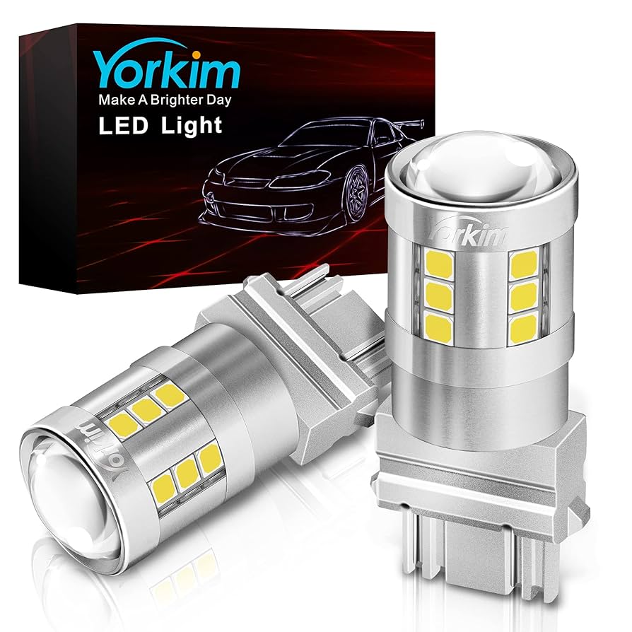 Amazon.com: Yorkim 3157 LED Bulb White, 6500K high