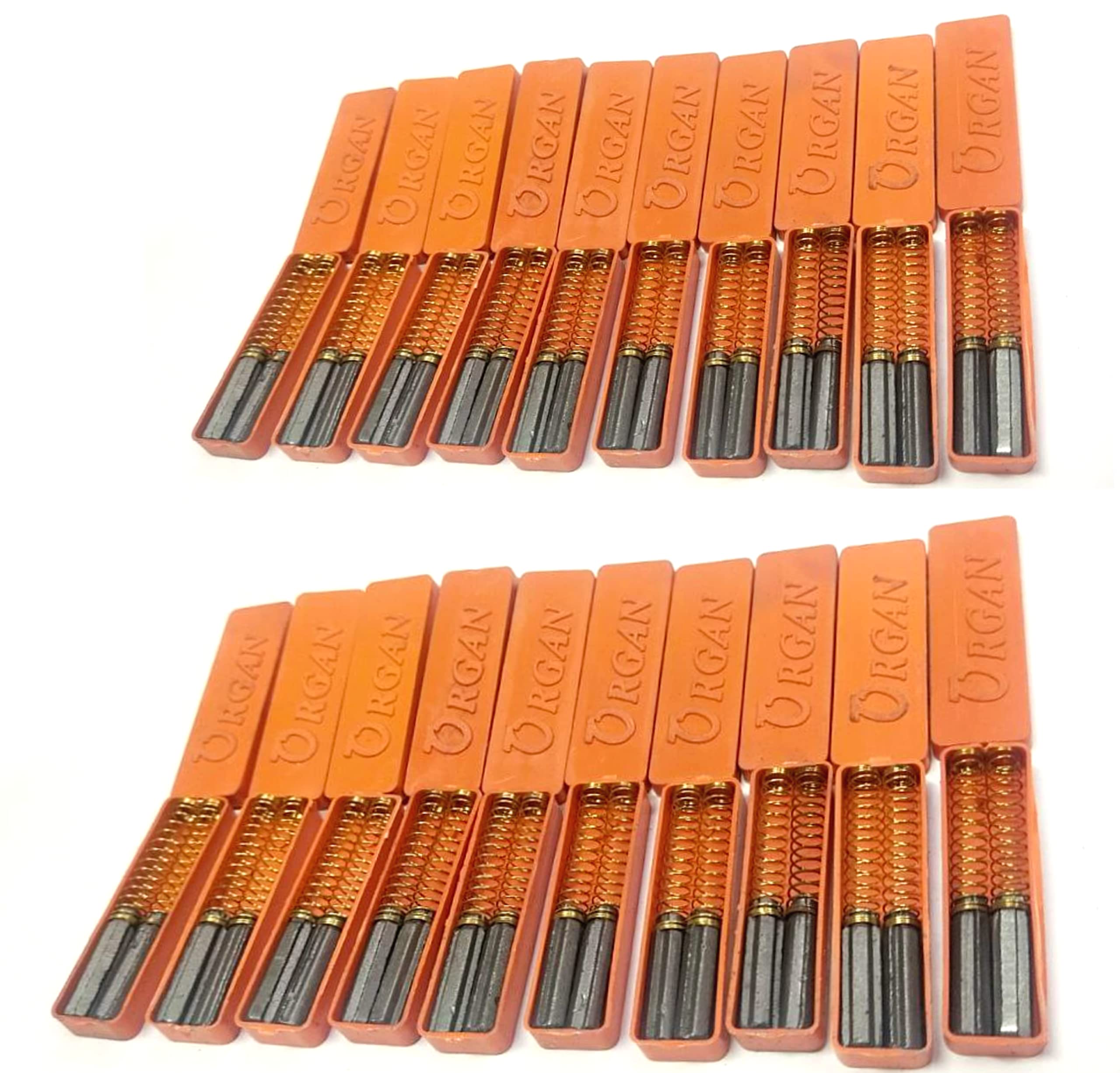 Sewing Machine Motor Carbon Brushes with Spring - 20 Sets (40 Pieces)-image-49