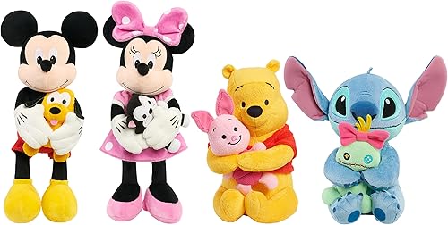 Miniatura 5 de Disney Classics Lil Friends Mickey Mouse y Pluto - Animal de peluche grande de 11.5 pulgadas, juguetes para niños a partir de 2 años Just Play