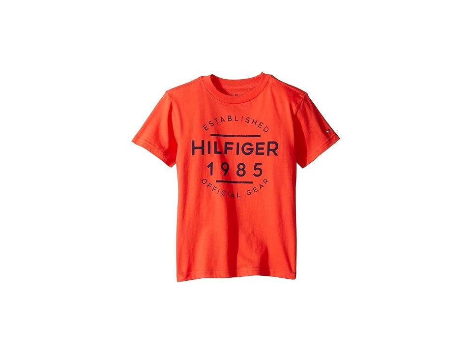 

Tommy Hilfiger Kids Hermes Short Sleeve Tee (Toddler/Little Kids) (Holly Red) Boy's T Shirt