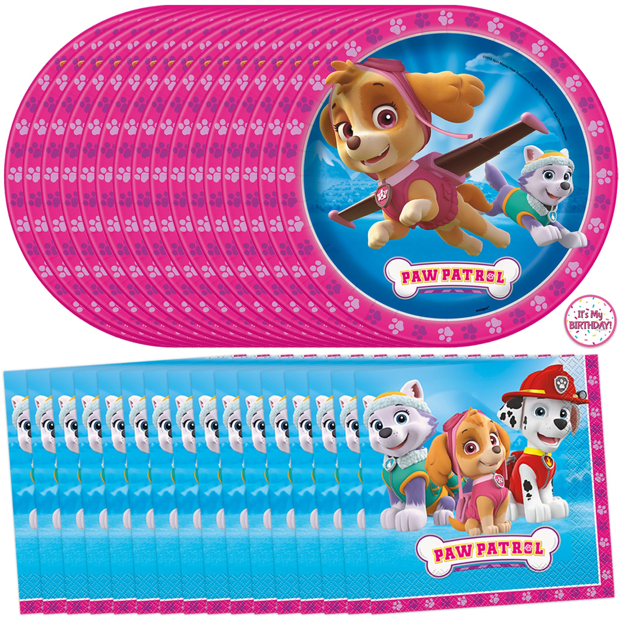 Adornos comestibles para tartas de Paw Patrol Skye Everest Girls en Adornos comestibles para tartas de Paw Patrol Skye Everest Girls en