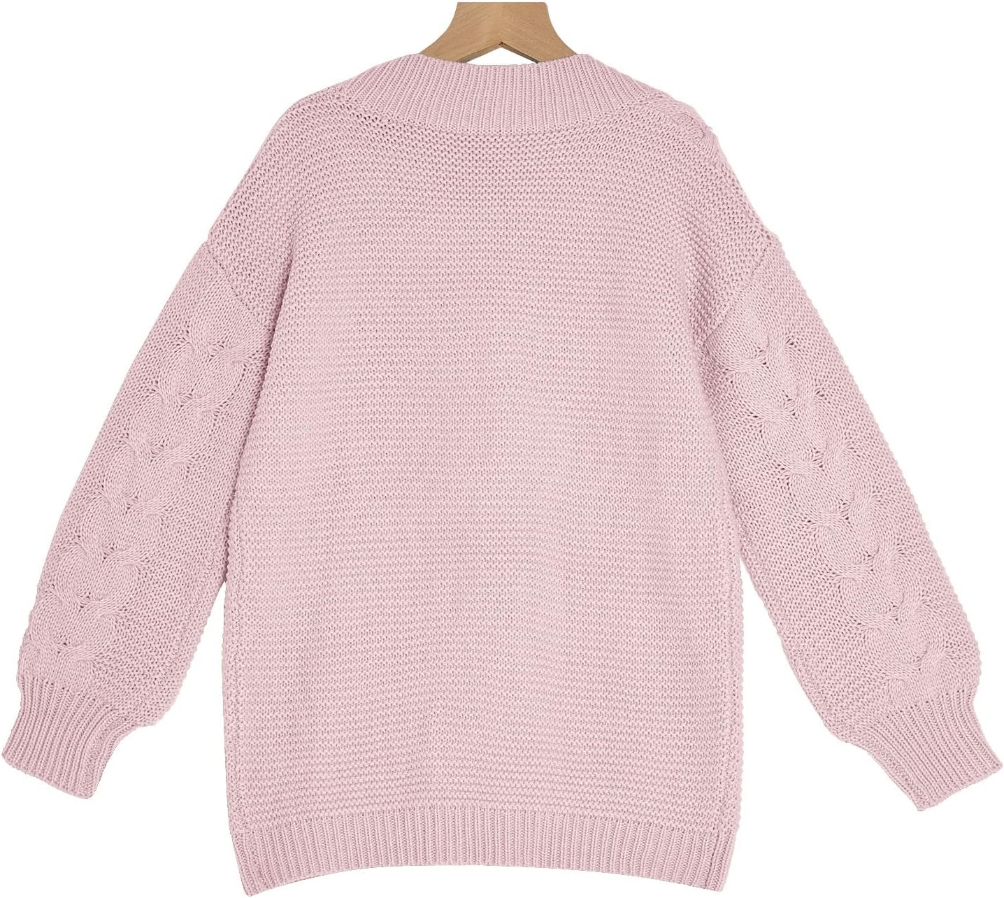 Apbondy Girls Cable Knit Cardigans Button Down Long Sleeve Chunky Sweater Outerwear - Image 6