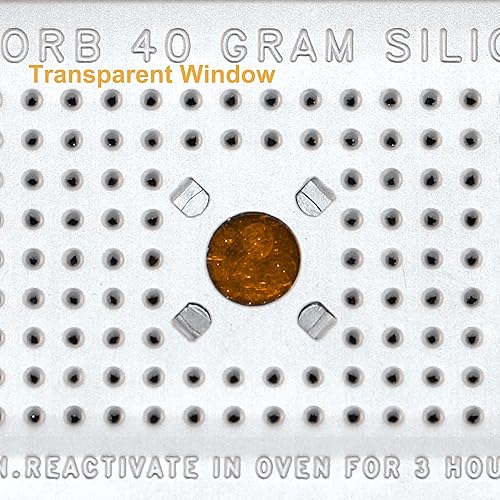 Miniatura 8 de Wisesorb Bote de gel de sílice bote desecante de gel de sílice de 141oz naranja a verde paquete de 3 deshumidificadores desecantes reutilizables