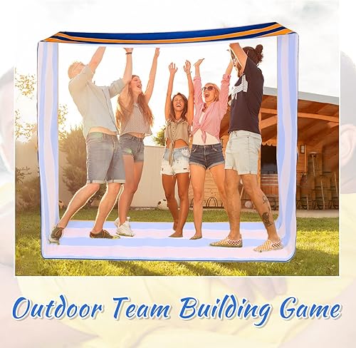 Miniatura 6 de Juego de 2 piezas de Team Building Games Teamwork Games Group Learning Activity Team Building Mat Trabajo en equipo, juegos de carnaval, Día de