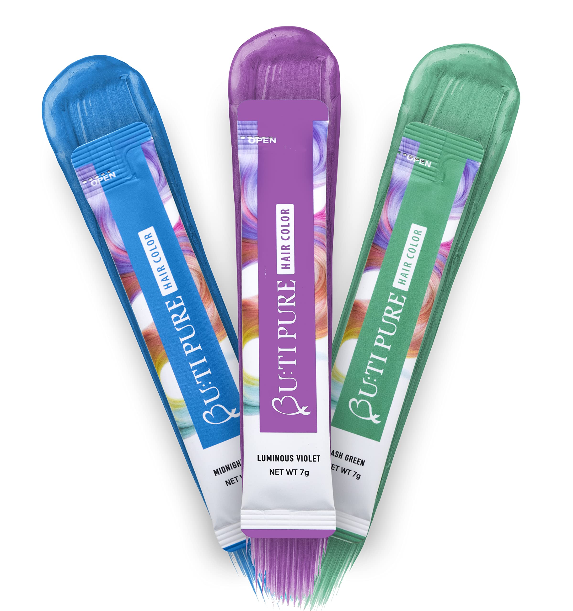 BUTIPURE One Day Hair Color Trial Pack (Suprise Pack Of 3), 3 Count, Multi Color-picture-10