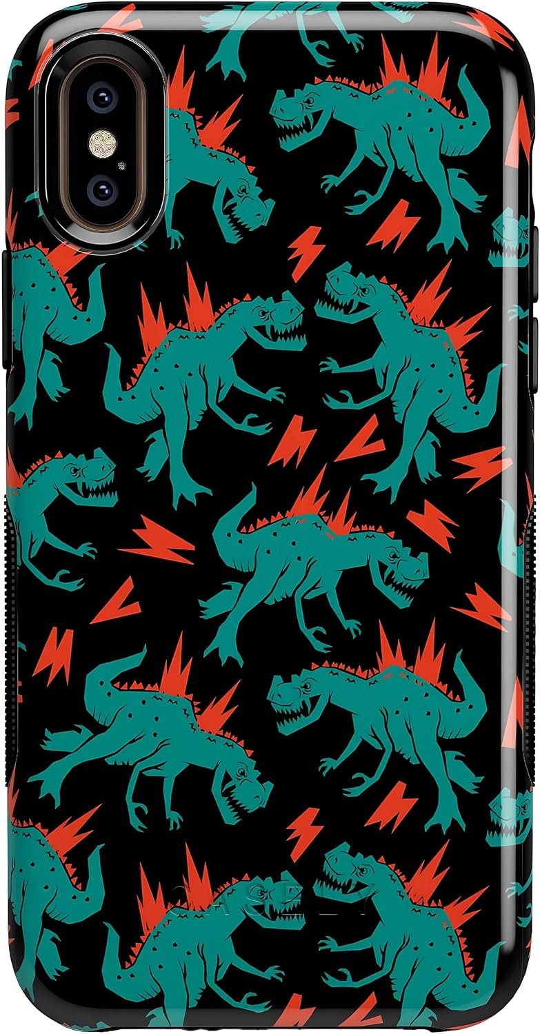 Casely iPhone X/XS Case | You're Dino-mite | Green Dinosaur | Bold Protective Design