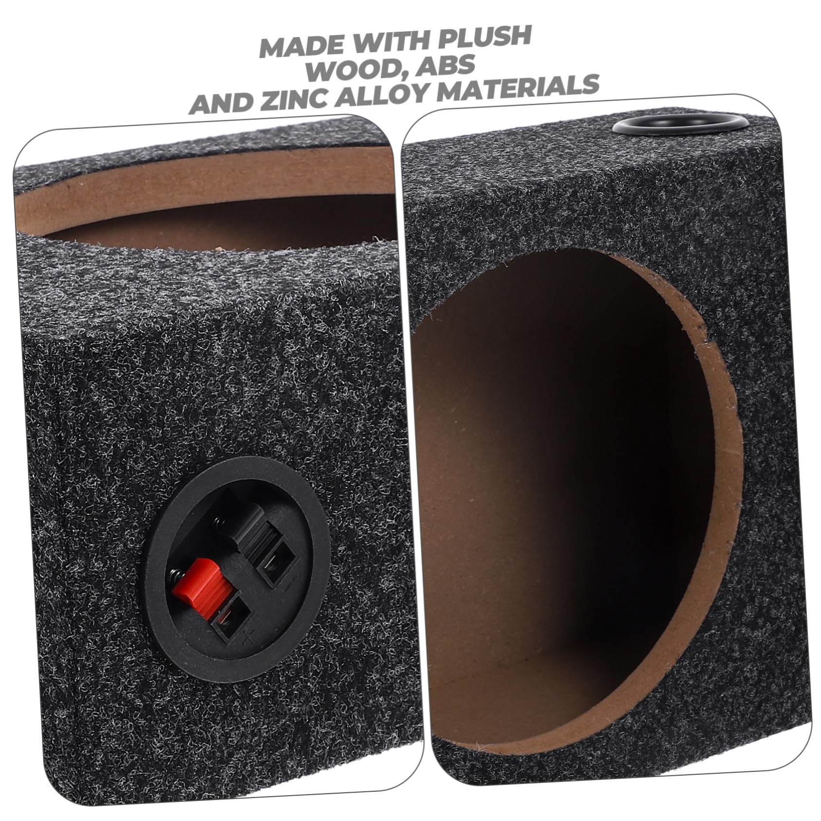 Scatola Per Subwoofer Sigillata Per Auto Alloggiamento e Facile Installazione Per Appassionati Perfetta Per Migliorare Suono Impianto Audio Design Resistente e Affidabile