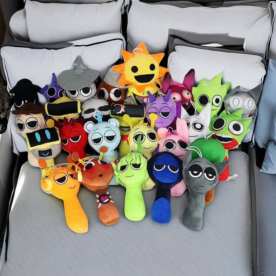 Amazon.co.jp: MKLG スプランキー ぬいぐるみ セット 8体 キャラクター