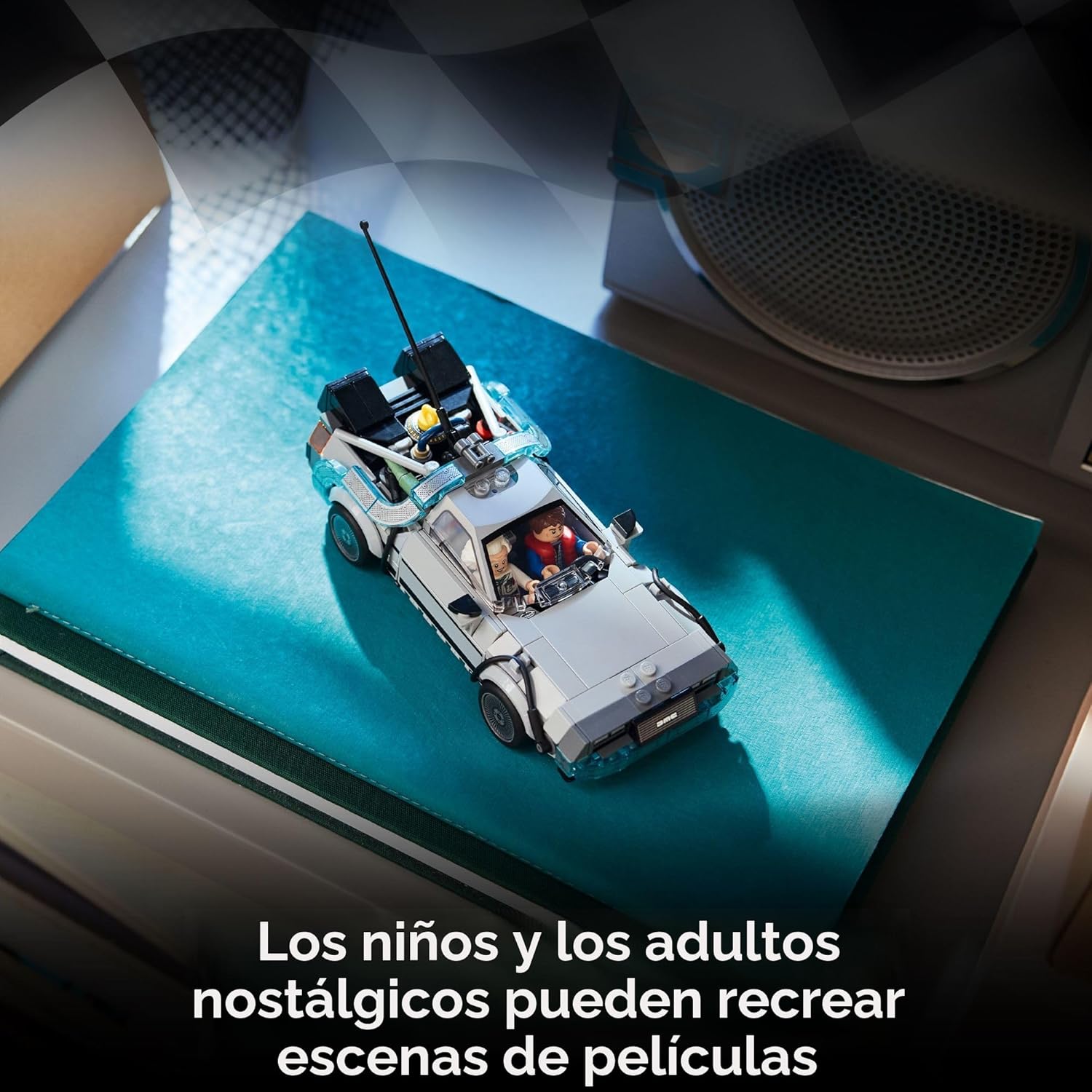 LEGO Speed Champions Máquina del Tiempo de Regreso al Futuro - Juguete de construcción para niños, juguete de coche de simulación y exhibición con 2 — imagen 3