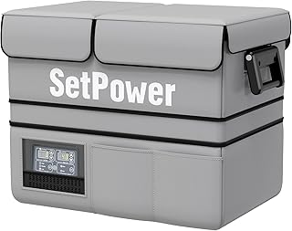 Setpower Flexible Insulated Protective Cover for PT35/PT45 Car Fridge,12 Volt Refrigerator Portable Fridge Cover, 35L/45L
