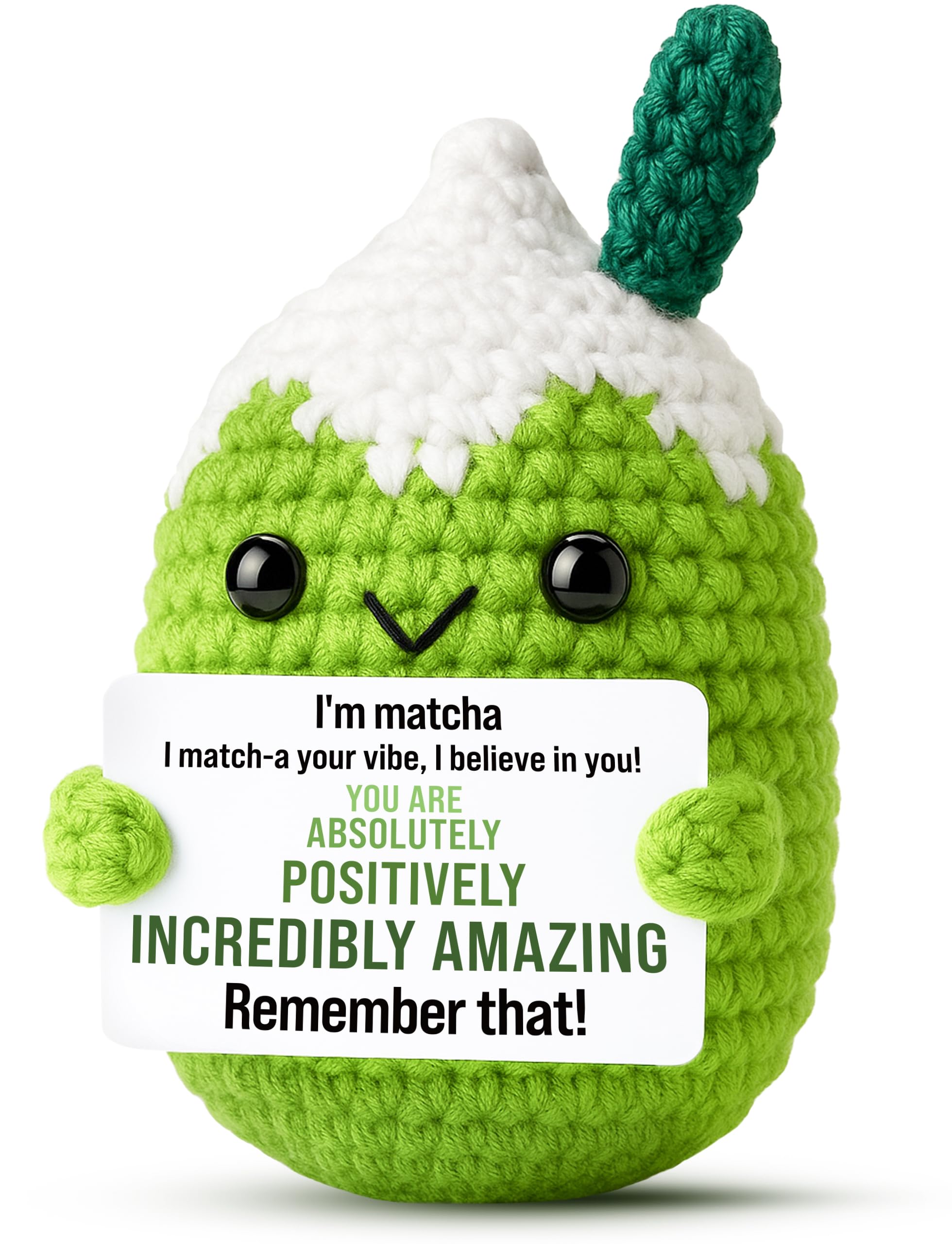 Amazon.com: Affirmations Crochet Matcha Buddy - Positive Birthday