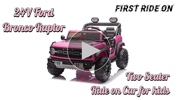 乗用トイフォード アーリーブロン コブラック 6V 乗用玩具KID TRA Amazon.com: Kid Trax 6V Ford Bronco Ride-On Toy for Ages 3-5