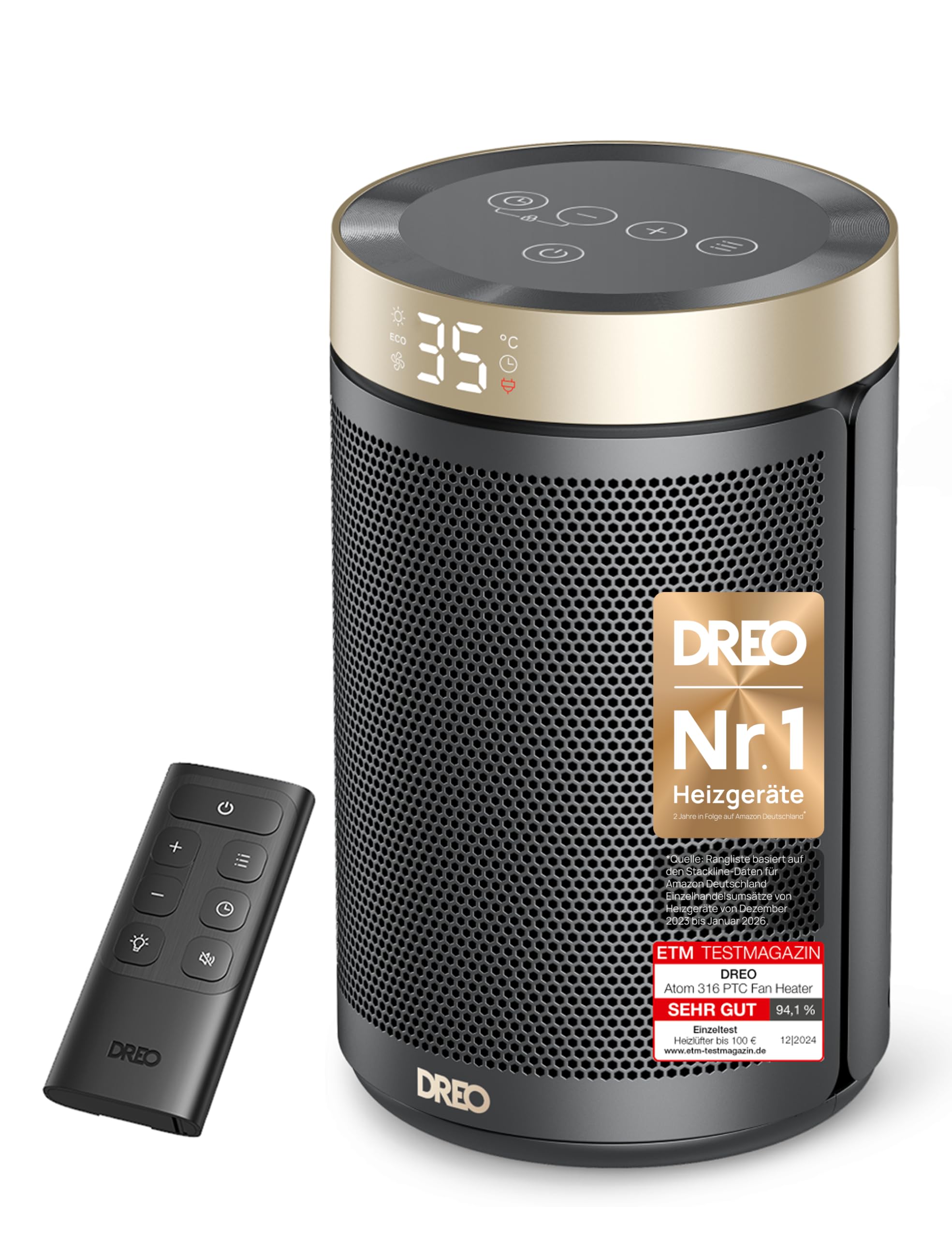 Dreo Energiesparender Heizlüfter
