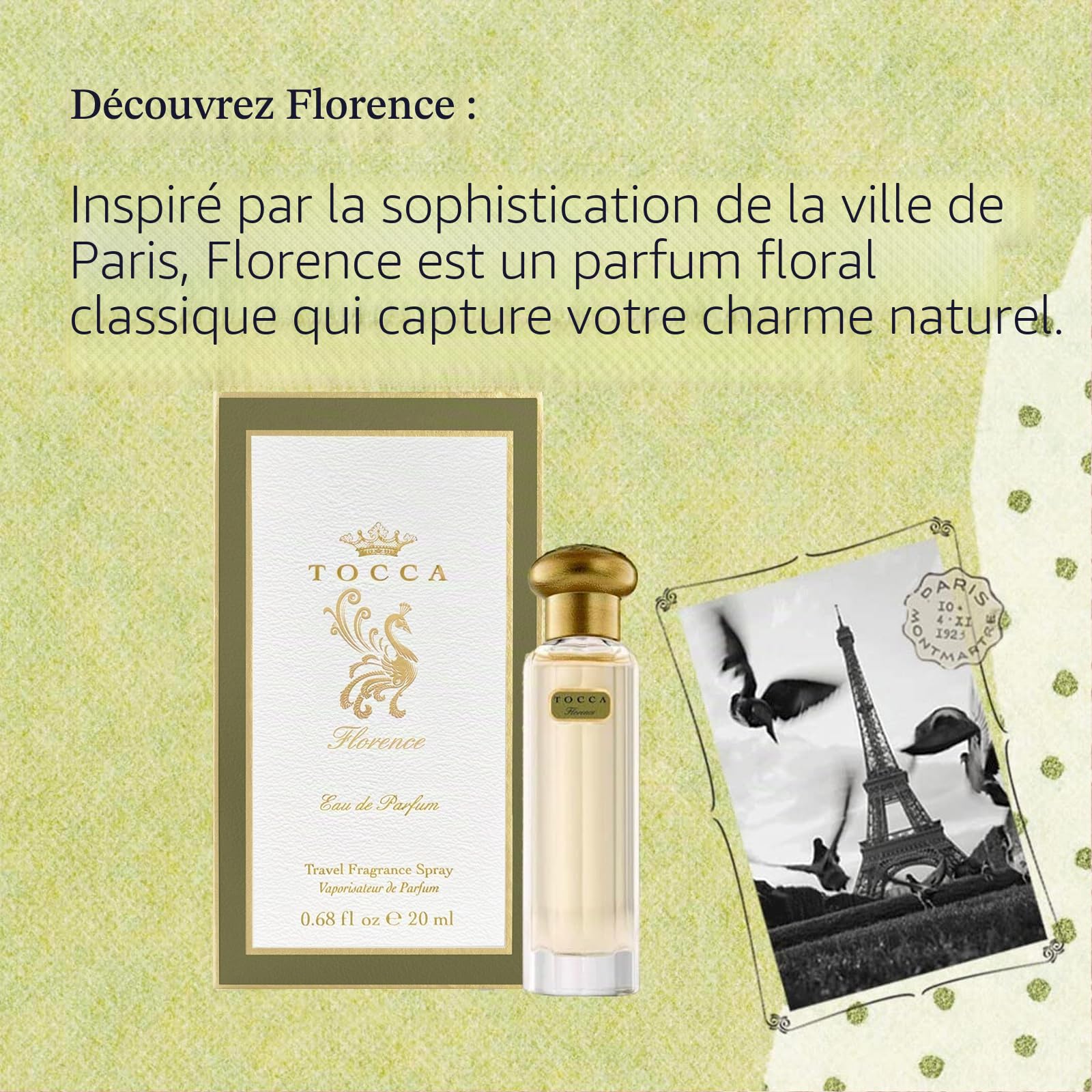 Florence Eau de Parfum Travel Spray 0.68 oz by Tocca by Tocca