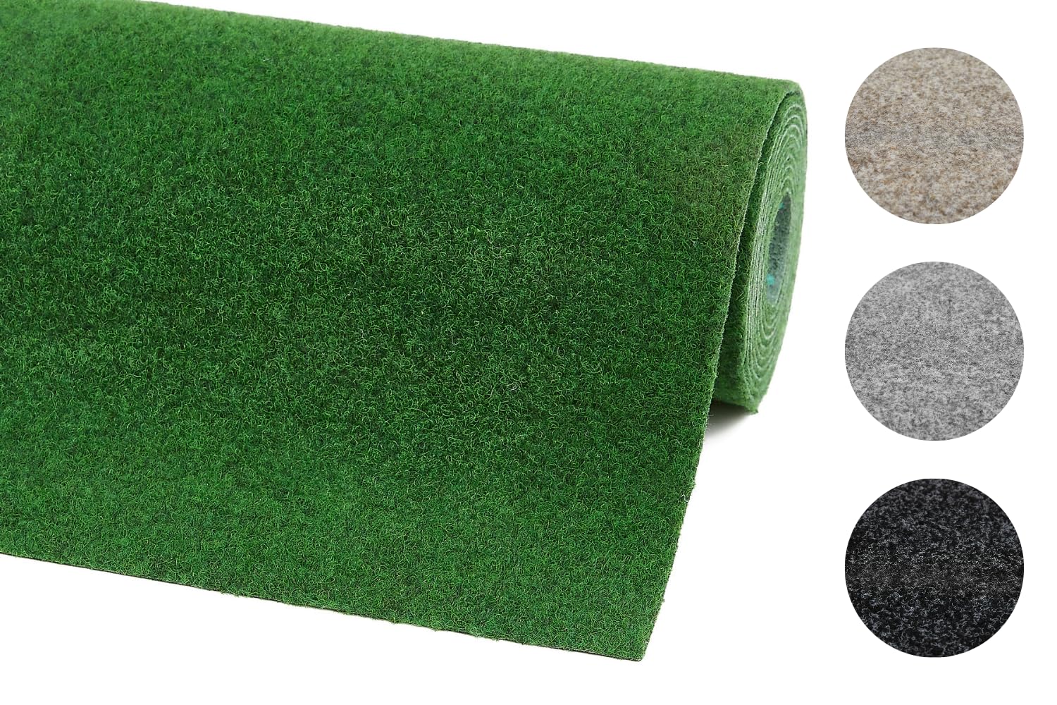 Tapis de gazon artificiel résistant aux intempéries andiamo avec picots 133x300