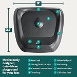 Topo Comfort Mat by Ergodriven | The Not-Flat Standing Desk Anti-Fatigue Mat with Calculated Terrain | Standing Desk Mat | Comfortable Standing Mat | Office Mat | Desk Accessories | Obsidian Black