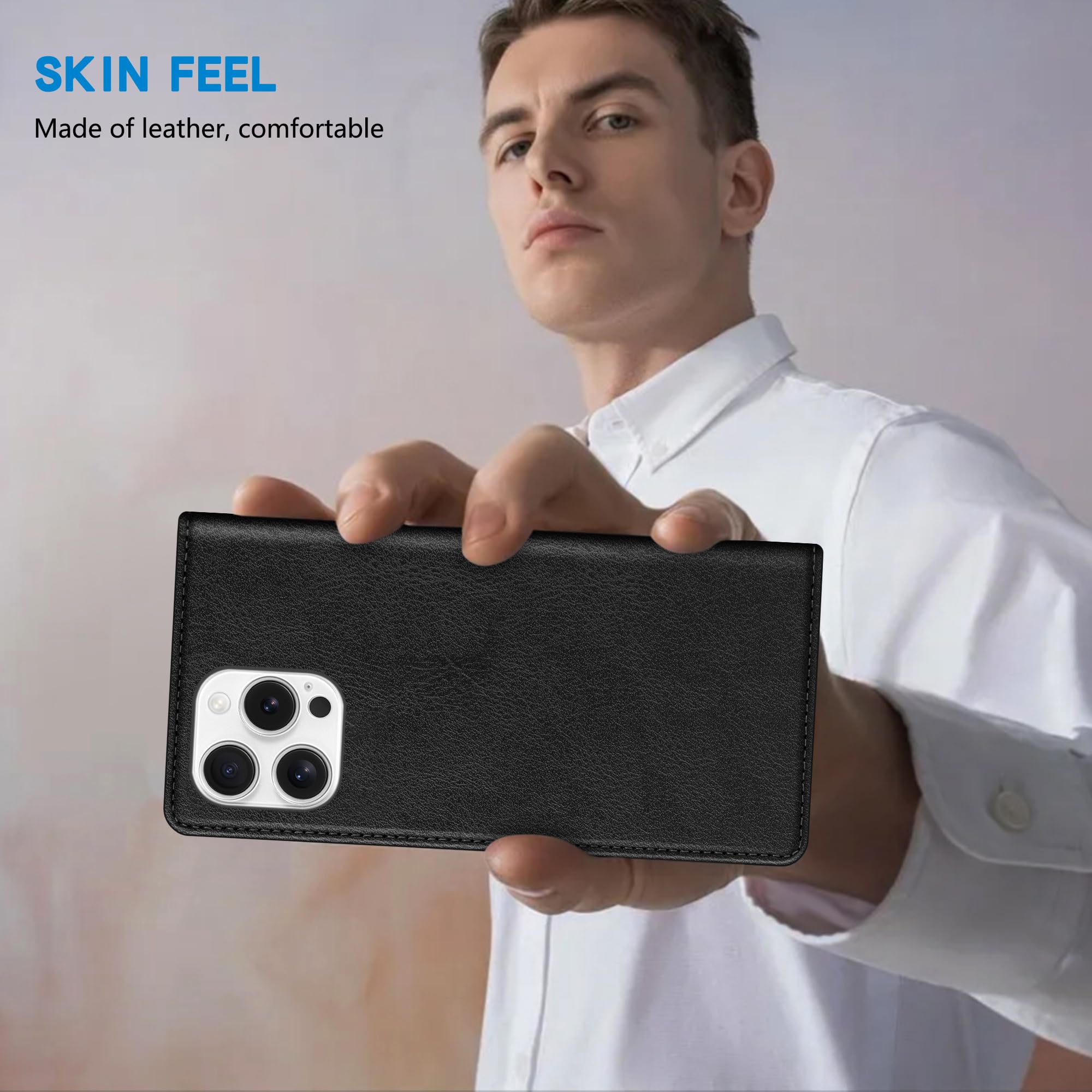 Amazon.com: ZZXX for iPhone 16 Pro Wallet Case with [RFID Blocking