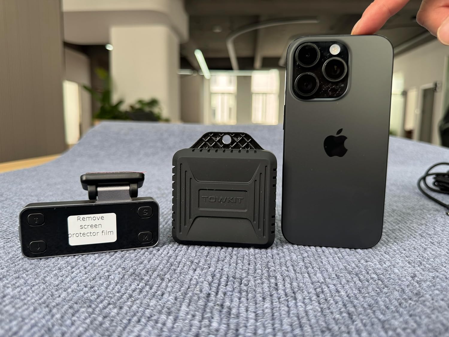 Trailer Brake Controller, Brake Controller Kit, Electric Brake Controller for Trailers with 1-4 Axles, Color LCD Screen, Split Design