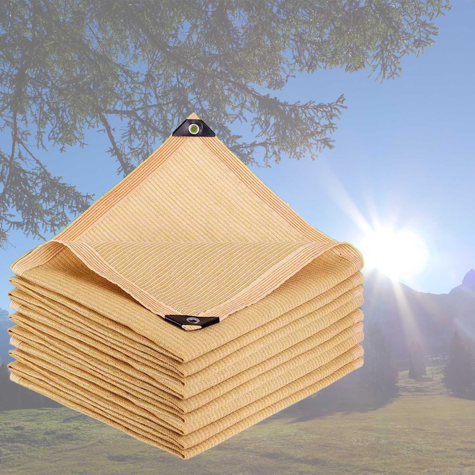KAnduo Tende A Vela Ombreggiante Impermeabile 3x4 4x5 6x8 8x8 8x10m, Protezione Raggi UV 90%, Telo Ombra Tende da Sole for Esterno Giardino Terrazzo(4x8m)