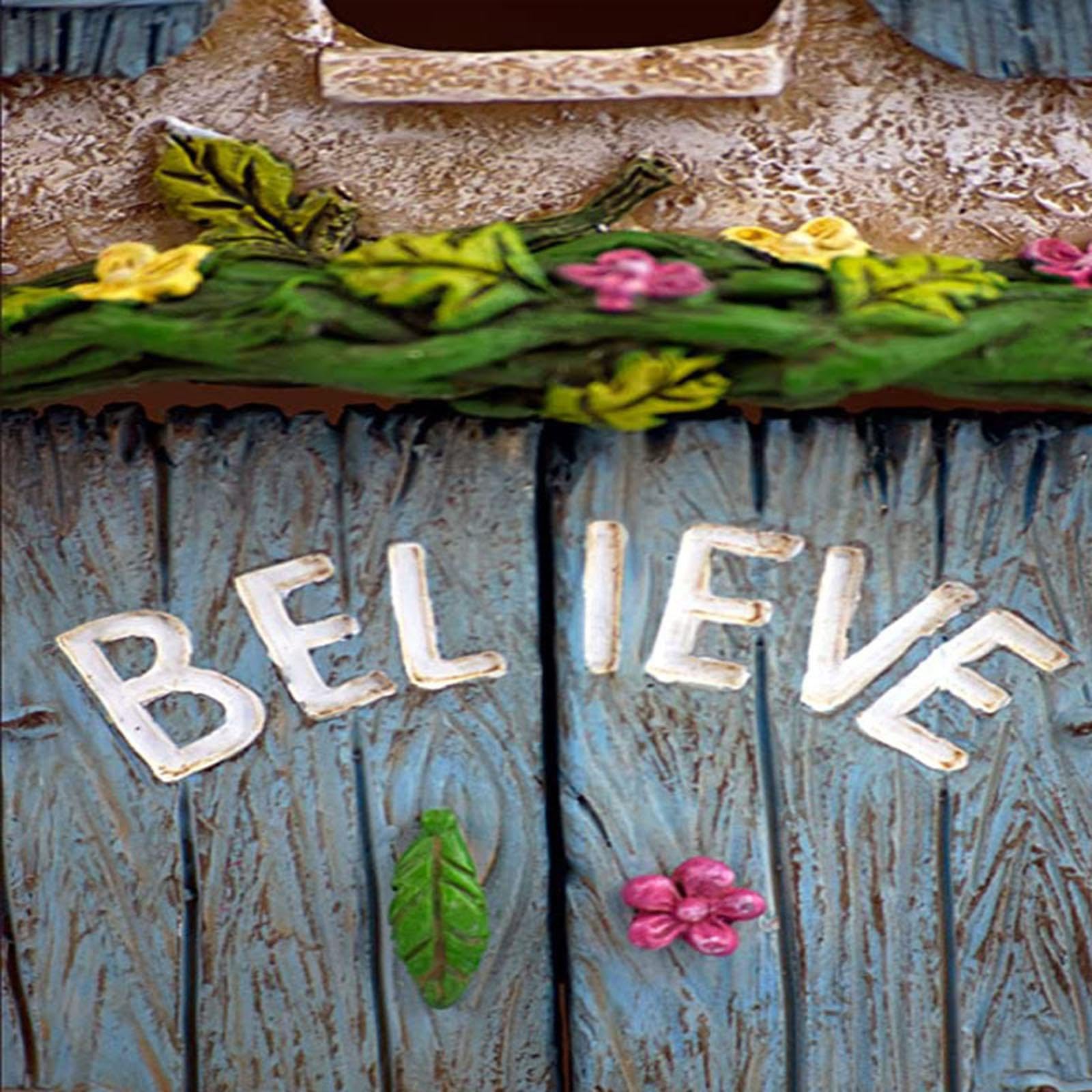 Maison de fées d'extérieur pour Adultes, Terrarium, Village de Noël