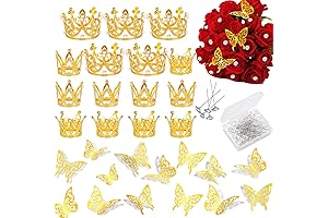 AUGSUN Tiara for Flower Bouquet Accessories