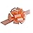 Peach Decorative Gift Pull Bows - 5 Wide, Set of 10, Fall Decor, Christmas, Wreath, Gift Basket Decoration, Autumn, Birthday, Fundraiser, Wedding Reception, Summer
