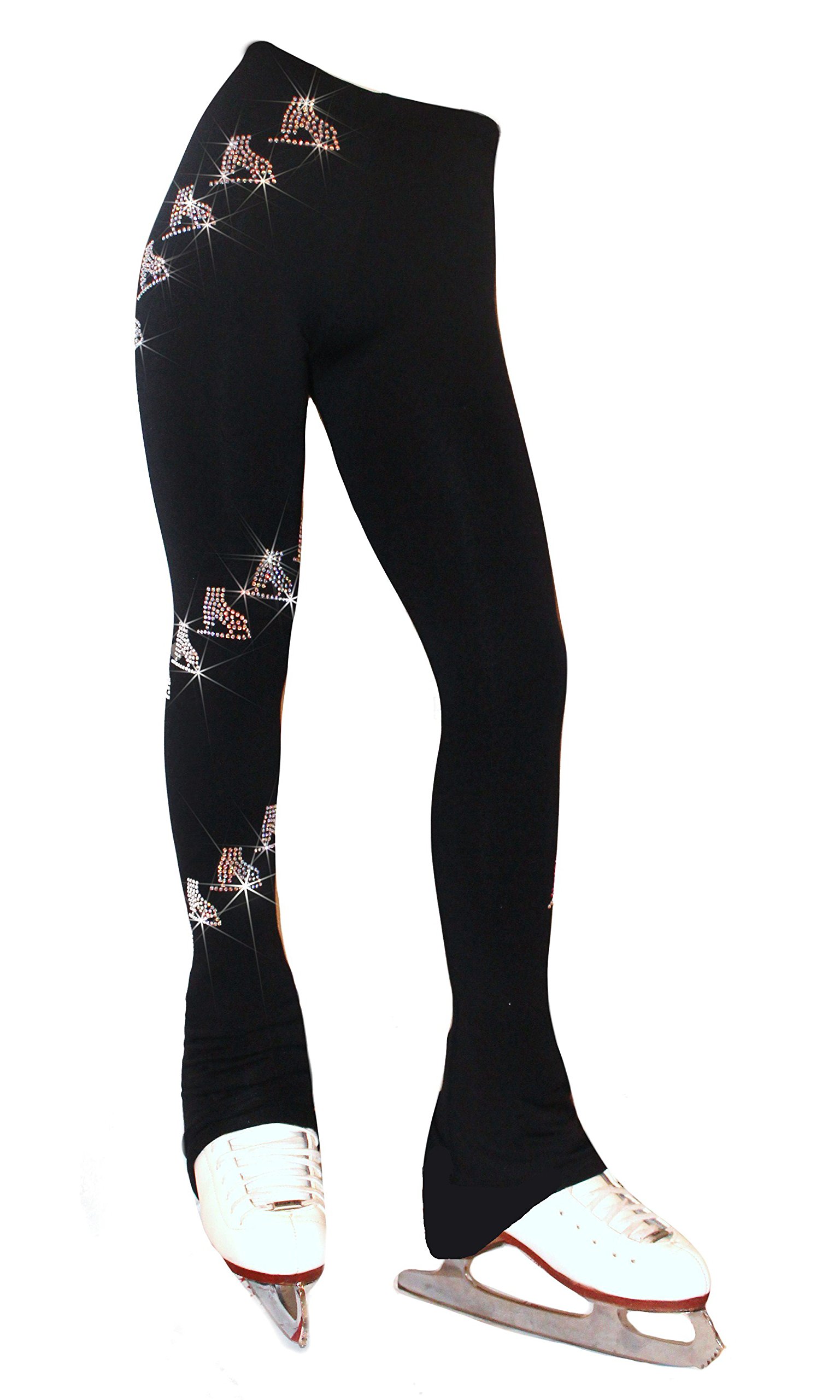 UniqGarb Ice Skating Pants For Girls Polartec Fleece Figure Skating Leggings For Women Ugsp1 Polartec Cs