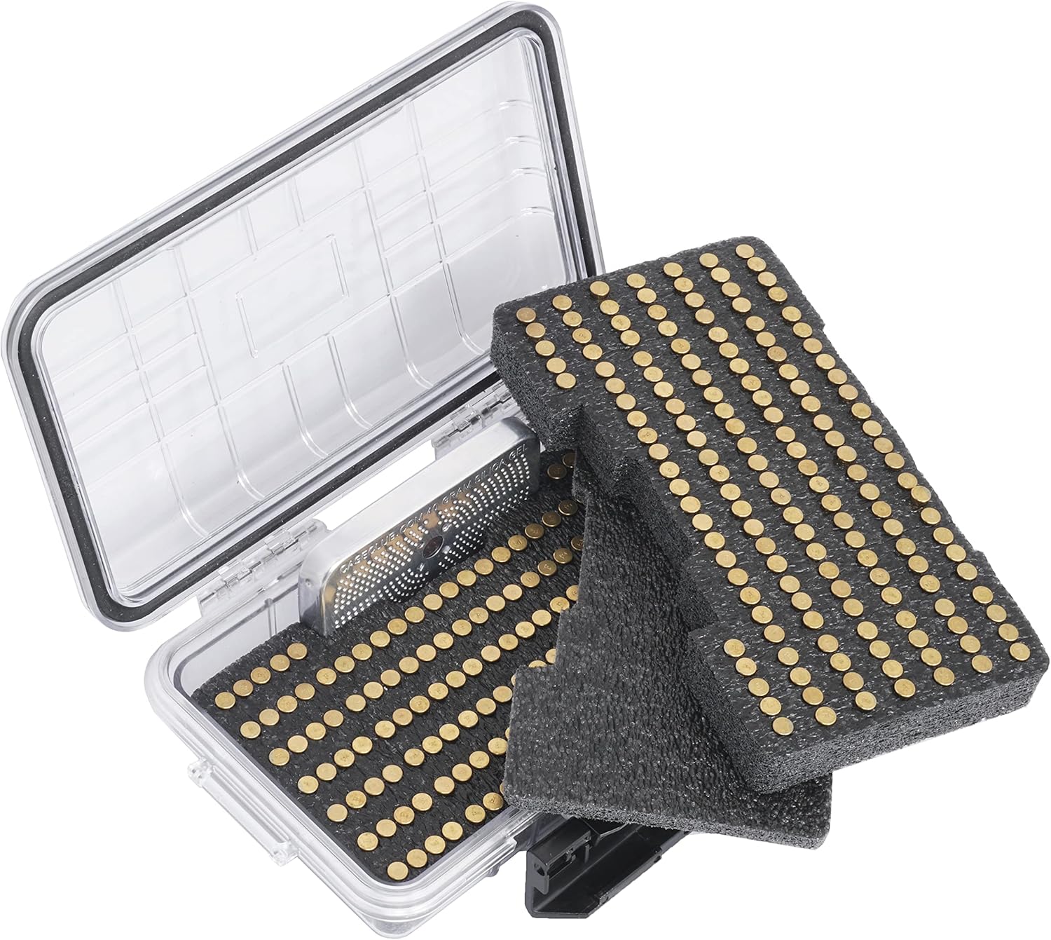 Case Club 22LR Qty 308-1760 Ammo Case - Long Term Storage Case Includes Silica Gel Dessicant to Help Absorb Moisture (Lockable & Non-Lockable Options)