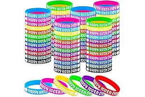 100th Day of School Silicone Bracelets