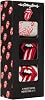 SockShop The Rolling Stones Men’s 3 Pair Gift Boxed Socks – Cotton Rich Crew Length Music-Themed Novelty Designs Featuring Iconic Tongue Logo, Fun Present for Fans or Collectors