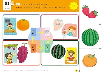 こども知能パズルプラス きせつワーク 3~4歳やさしい-有名小の「きせつ